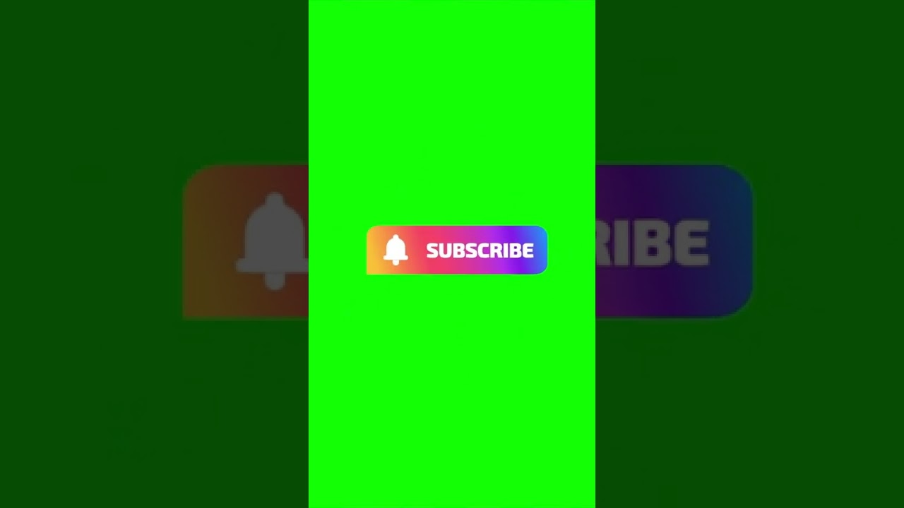 Green Screen Subscribe Button π₯