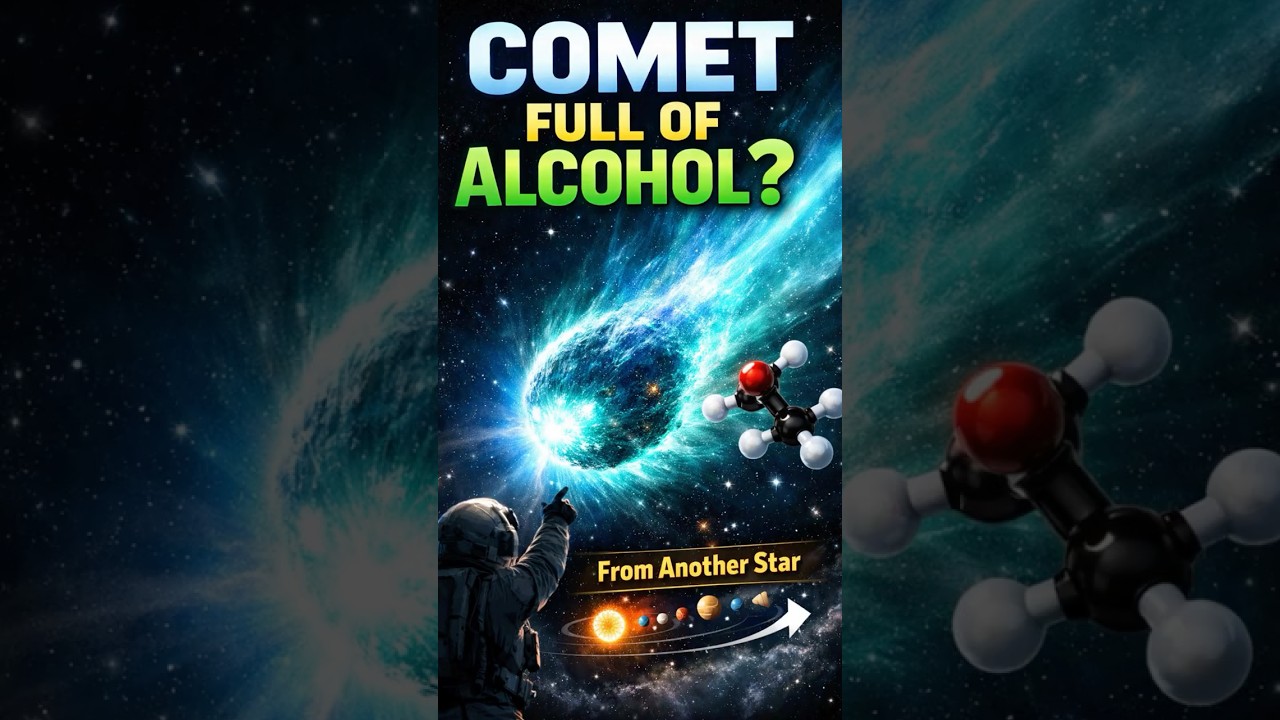 Interstellar Comet 3I/ATLAS Contains Alcohol 🍷
