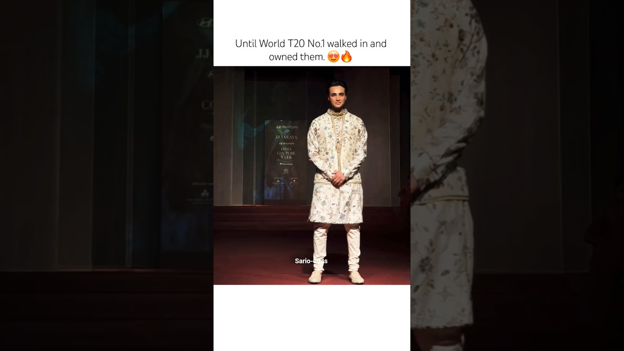 Cricket Field to Ramp Walk Transition ππΌβ€οΈ