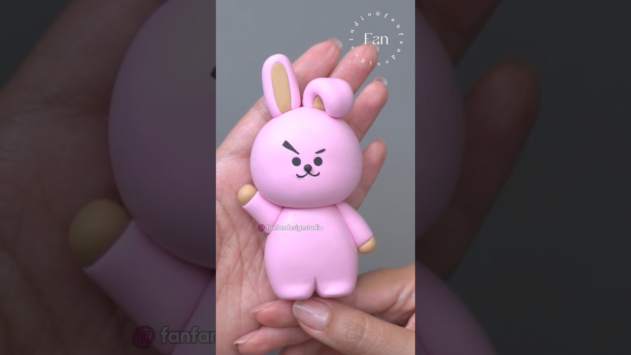 Create a Kookie BT21 Figure with Air Dry Foam Clay