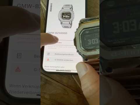 G-SHOCK MIP: Change Display Font with Casio App 🥳 #casio #gshock #watchdavid