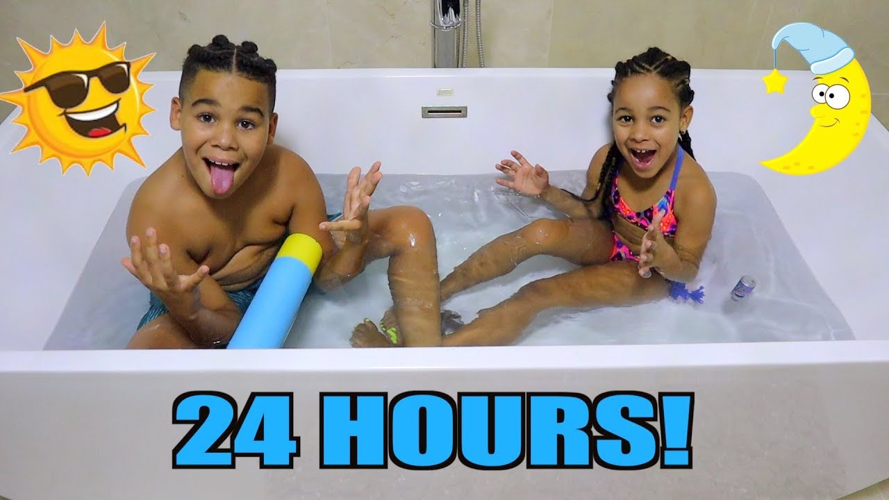 24-Hour Bathtub Challenge 🛁
