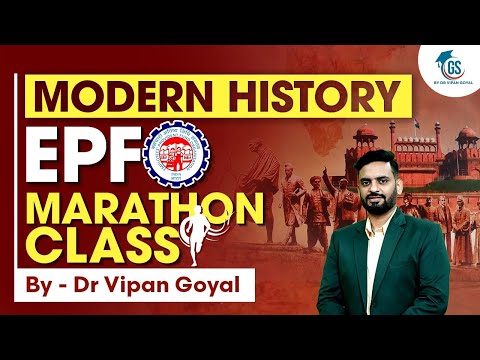 History EPFO Marathon Class Freedom Struggle MCQs l GS by Dr Vipan Goyal l Modern History MCQs