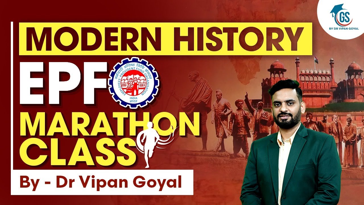 History EPFO Marathon Class: Freedom Struggle MCQs for GS Preparation ๐