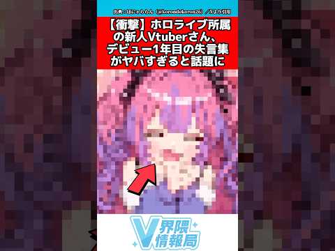 ホロライブvtuberデビュー1年目の失言集がヤバすぎる #ホロライブ #反応集