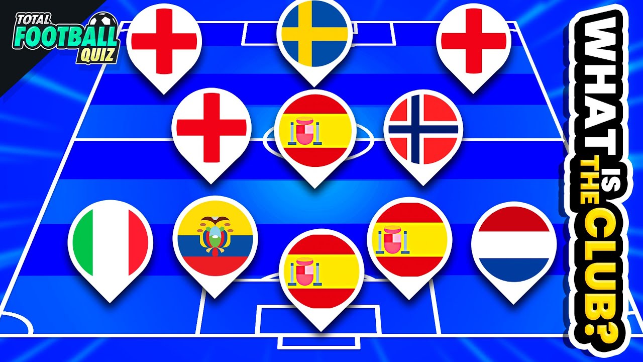 GUESS THE CLUB BY PLAYERS’ NATIONALITY | QUIZ FOOTBALL TRIVIA 2025