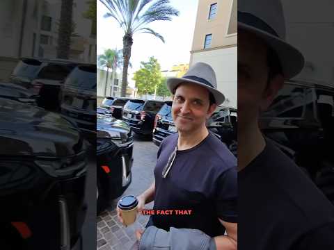 Fan Moment | Photographer Peter Fouad meets Hrithik Roshan in Beverly Hills, California | #shorts