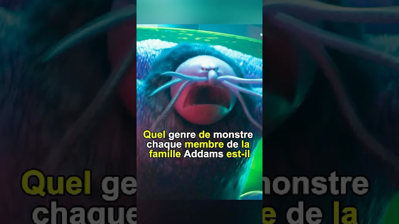 Quel monstre est chaque membre de la famille Addams ?