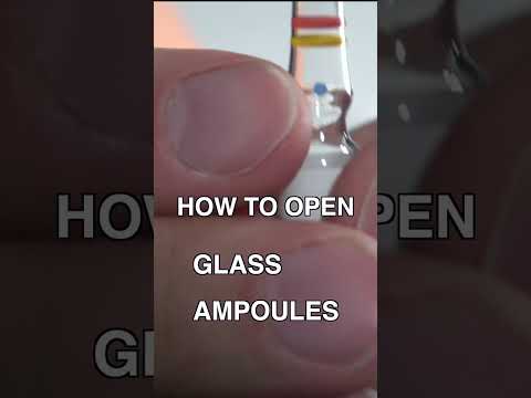How To Open A Glass Ampoule The Right Way! #viral #testosterone #health #trt