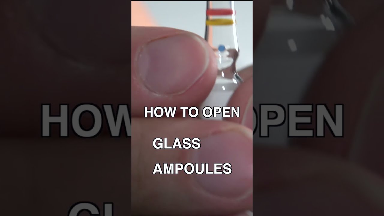 Safe & Easy Guide to Opening Glass Ampoules 🧪 | No Shards, No Hassle