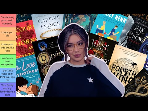 Ranking enemies-to-lovers based on how much the characters want to kill each other 🔪