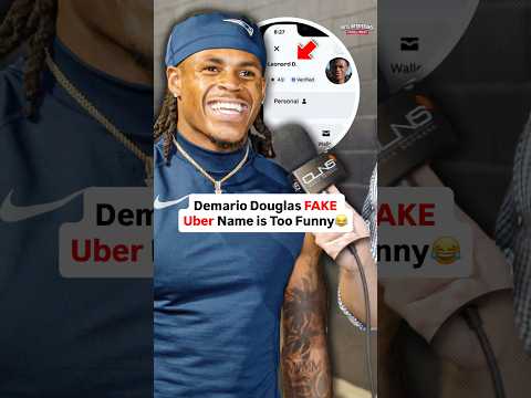Demario Douglas Has HILARIOUS Fake Name 😂 #patriots