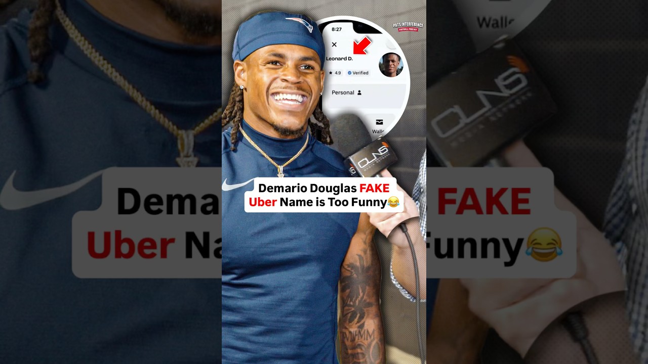 Demario Douglas's Hilarious Fake Name Will Make You Laugh π #Patriots