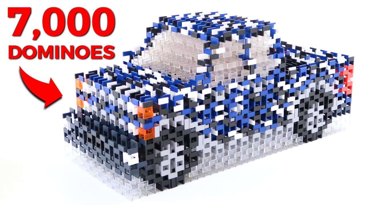 Massive 7,000 Domino Truck Built in 3 Days 🚚
