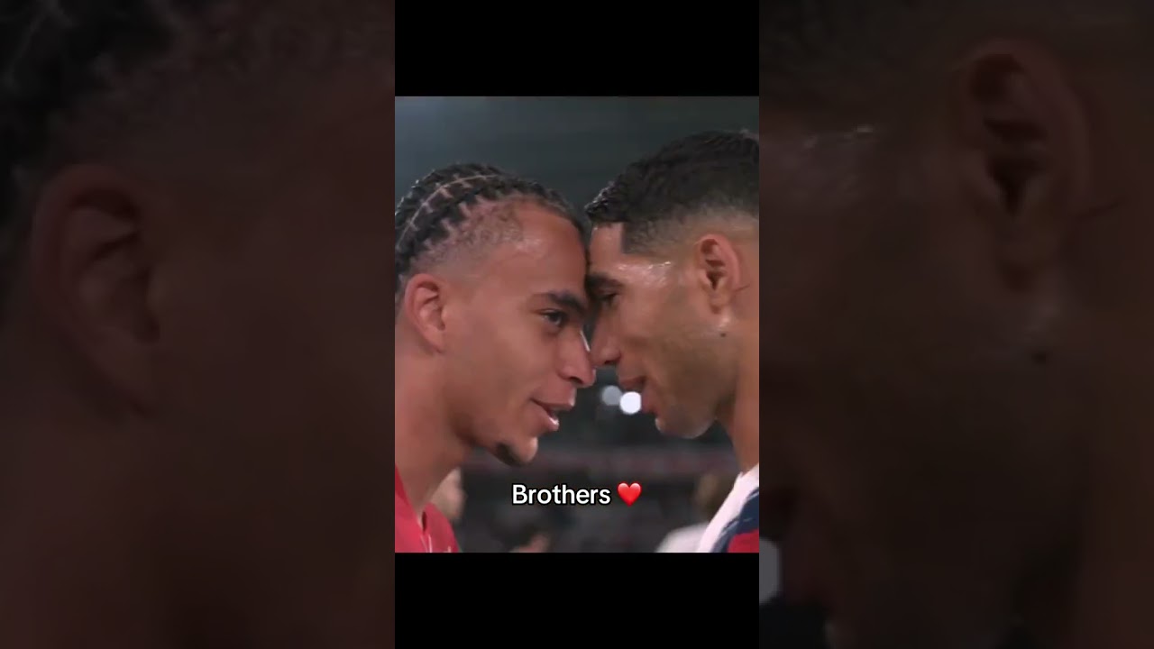 Mbappé & Hakimi: The French-Moroccan Football Brothers 🇫🇷❤️🇲🇦