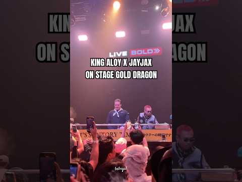King aloy x jayjax on stage gold dragon #mraloy #aloy #jayjax