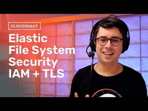 Enhance EFS file system protection with TLS and IAM