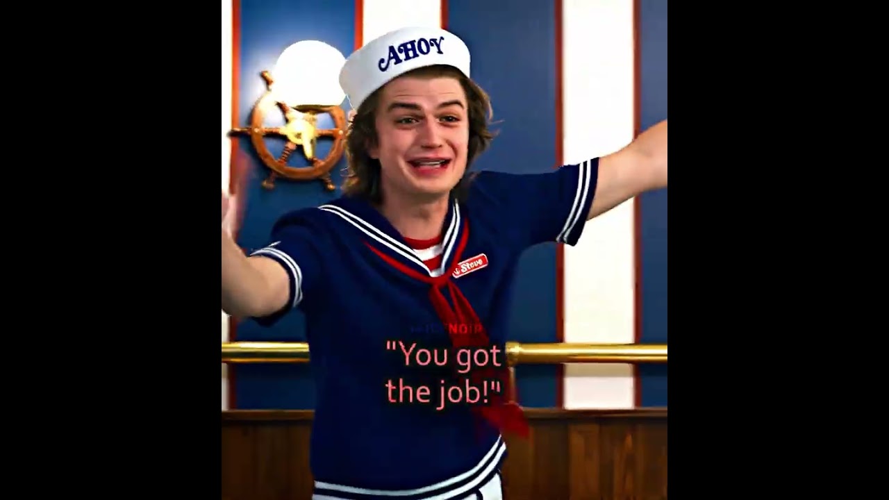 Dustin & Steve's Iconic Moment in Stranger Things S3E2! 🎬