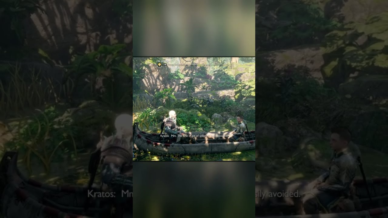 Kratos Likes a Riddle that Mimir Tells God of War Ragnarök