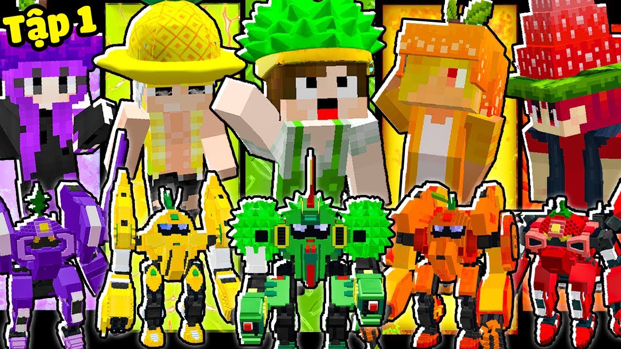 Robo Trái Cây Tập 1: Khám Phá Làng Sinh Tố & Nhân Vật Siêu Đáng Yêu 🍹