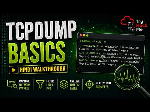 TryHackMe : TcpDump Basics | Hindi Walkthrough | Complete Guide