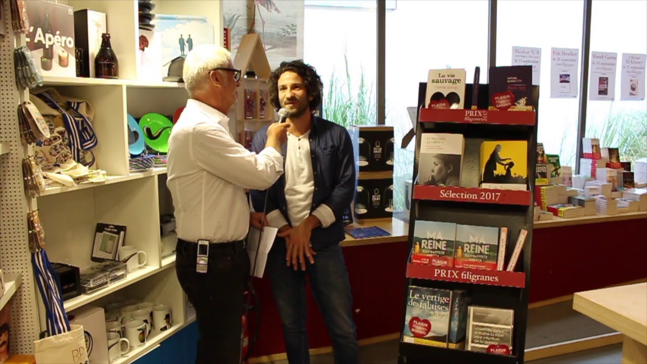 Librairie Filigranes : Entretien avec Miguel Bonnefoy par Marc Filipson - 12.09.2017