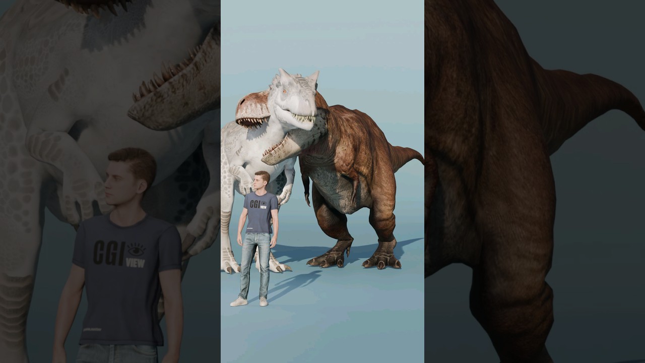 Epic Dinosaur Battle: Compsognathus vs Giganotosaurus π¦