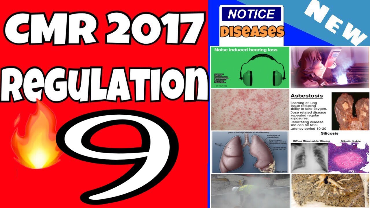 CMR 2017 Regulation 9: Disease Notification in Mines