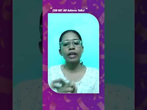 CSIR NET Mathematics Study Tips! by CSIR NET JRF Achiever Sarihaa Sri