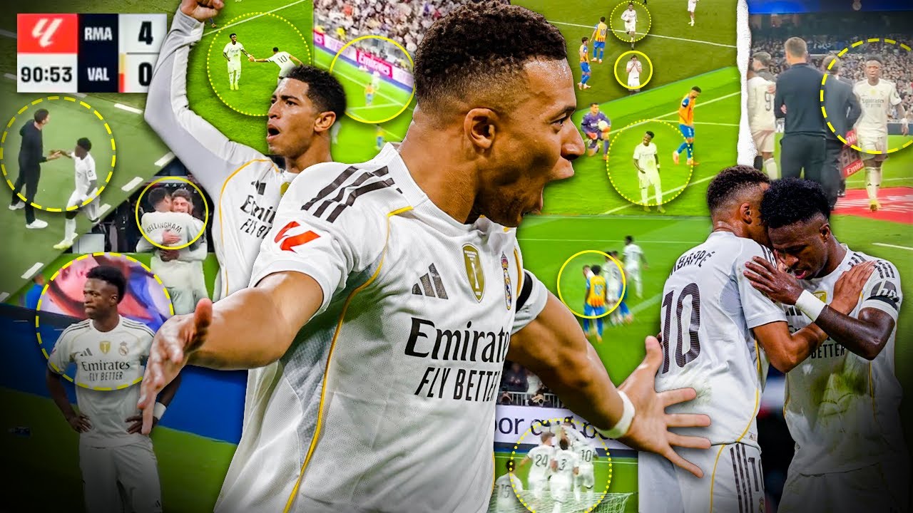 Detalles no vistos de la exhibición del Real Madrid contra Valencia