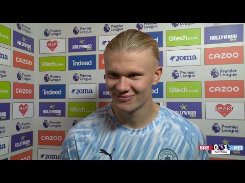 Erling Haaland Post Match Interview | Brentford 0-1 Man City