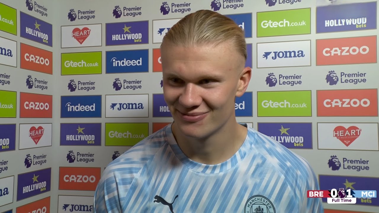 Erling Haaland Shines Again in Man City’s Narrow Win Over Brentford ⚽