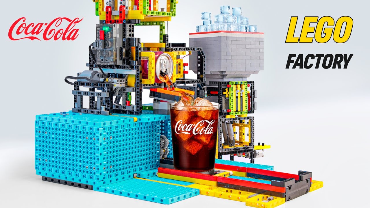 LEGO Mechanical Factory: Building & Testing a Soda Vending Machine 🥤