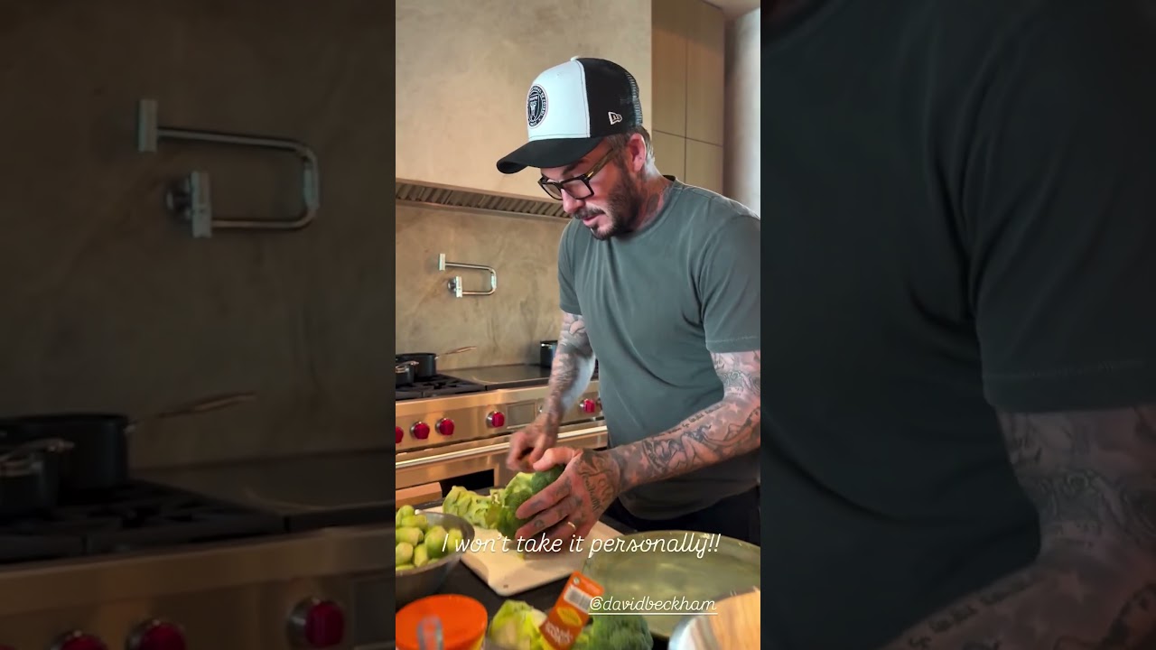 David Beckham Impresses with Cooking Skills 🍽️