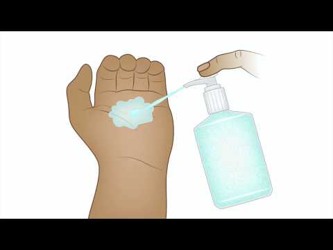 Technique for Hand Sanitizer Use