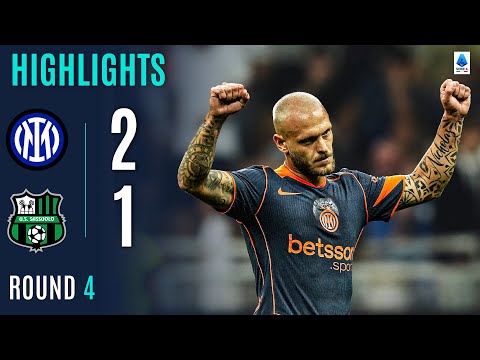 INTER-SASSUOLO 2-1 | HIGHLIGHTS | Nerazzurri Back To Winning Ways | Serie A 2025/26