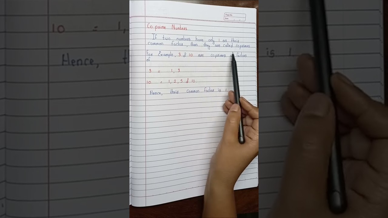 Understanding Co-Prime Numbers