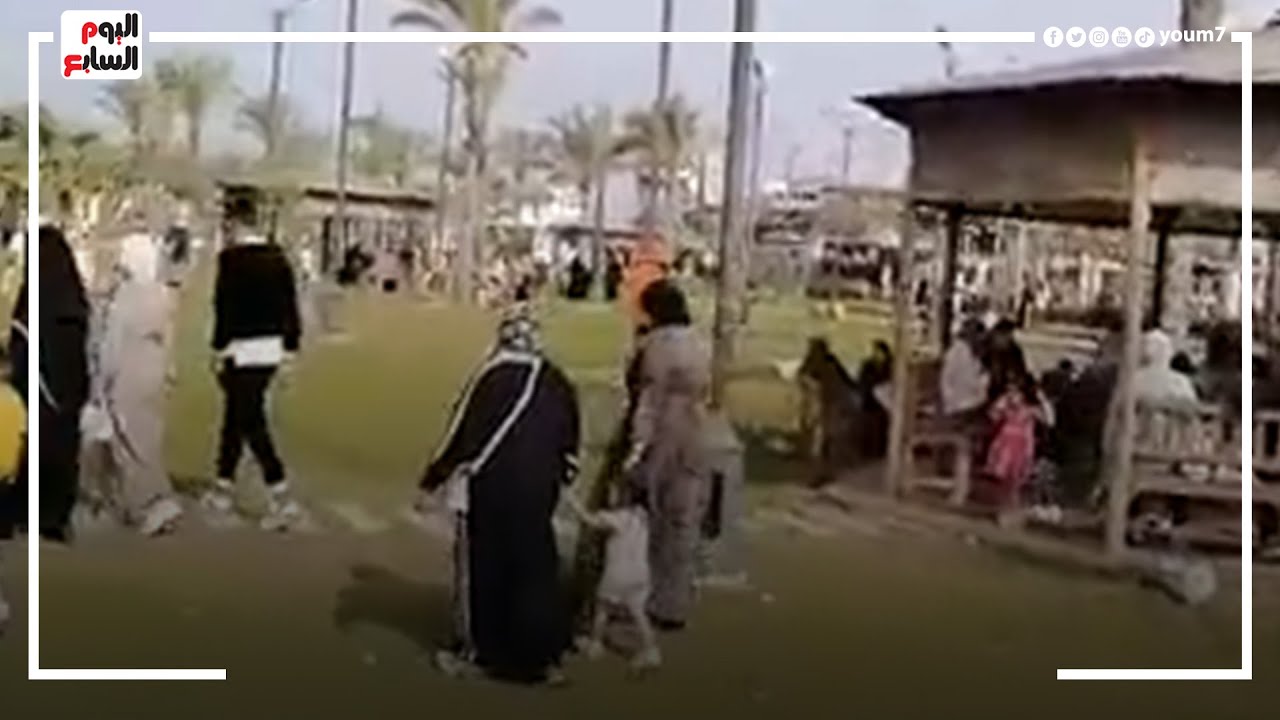 حدائق بورسعيد كاملة العدد احتفالا بأول أيام عيد الفطر المبارك