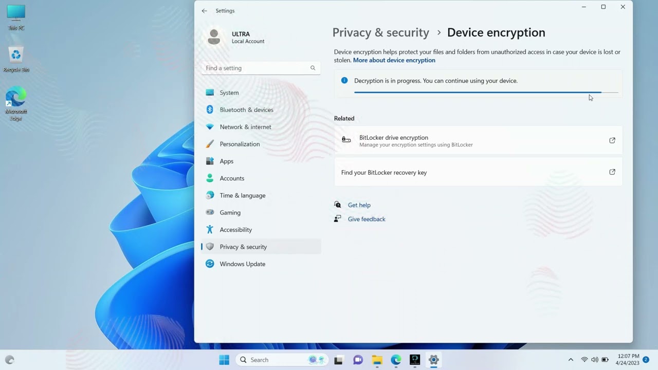 Easily Decrypt BitLocker HDD on Windows 11 ๐