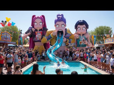 Viral: People Enjoy K-Pop Demon Hunter at the Festival Party!