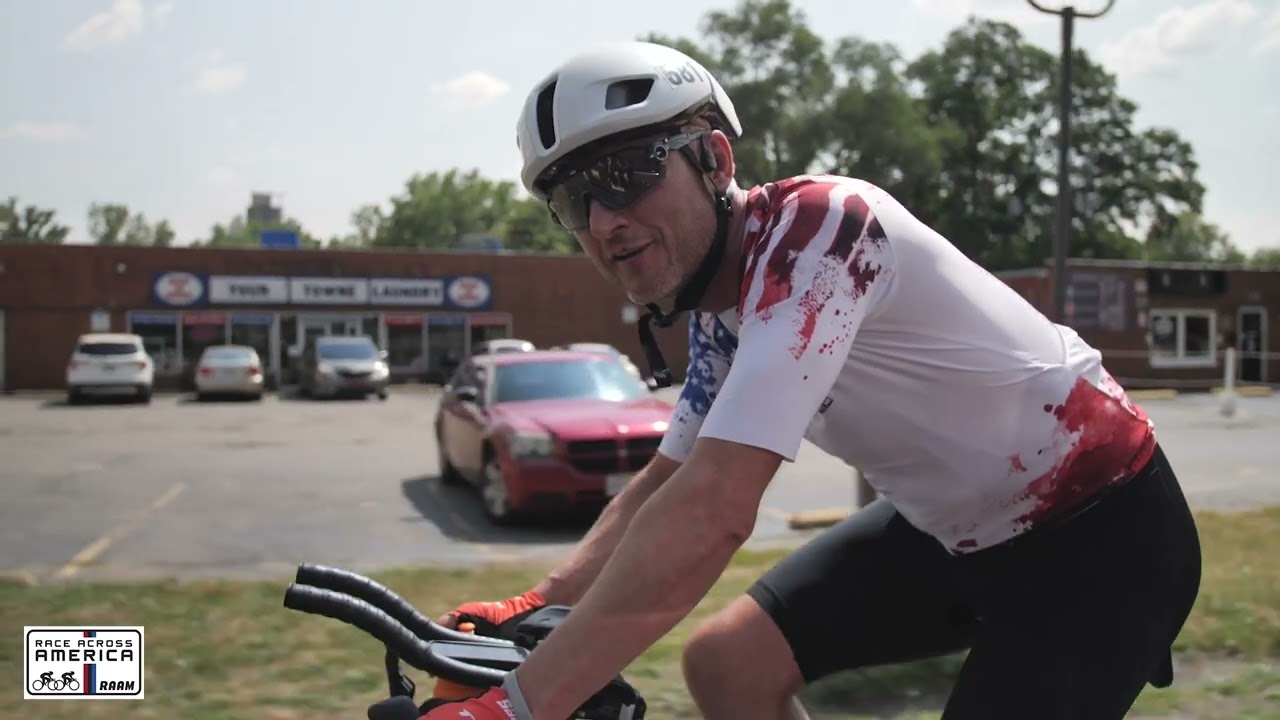 RAAM Solo Day 9 Highlights 🚴‍♂️: Intense Race from Greensburg to Chillicothe