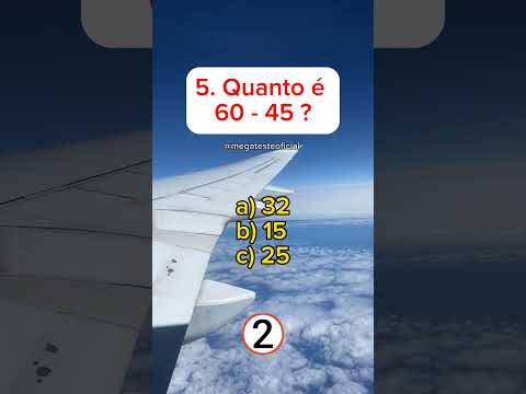 Perguntas e Respostas de Matemática - Quiz Matemática#quiz #matematica #perguntas