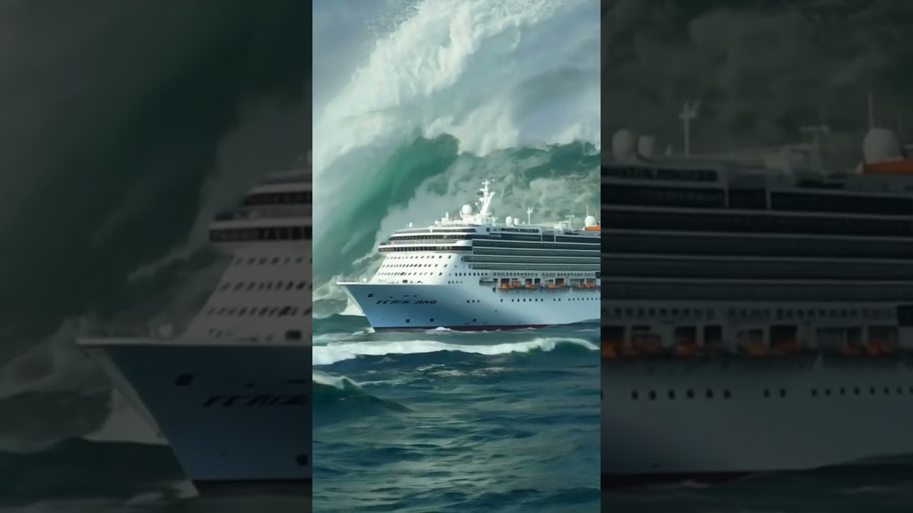 Massive Wave Behind Cruise Ship: How Dangerous? 🌊