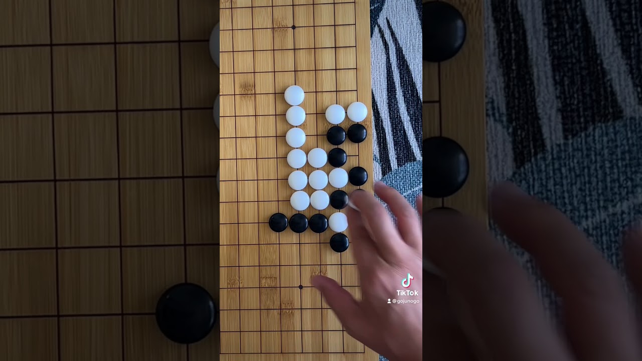 Get all ⚫ Black stones #baduk #weiki #gojunogo #playgo #gogame #alphago #learnontiktok