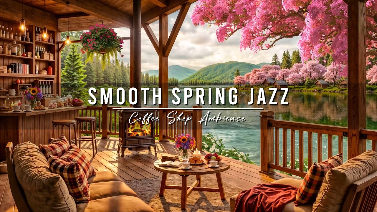 Spring Morning Jazz for Stress Relief ☕