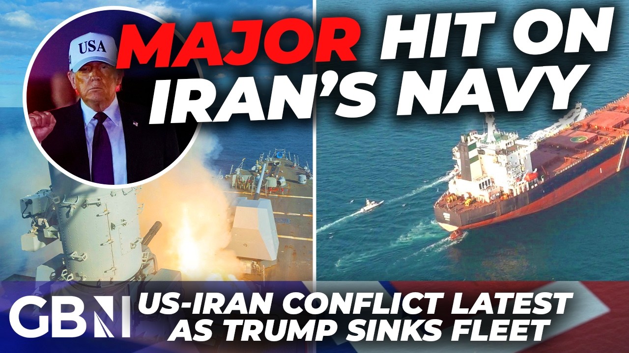 Iran BREAKING: Nine Iranian naval ships SUNK says Trump as US President vows to continue strikes