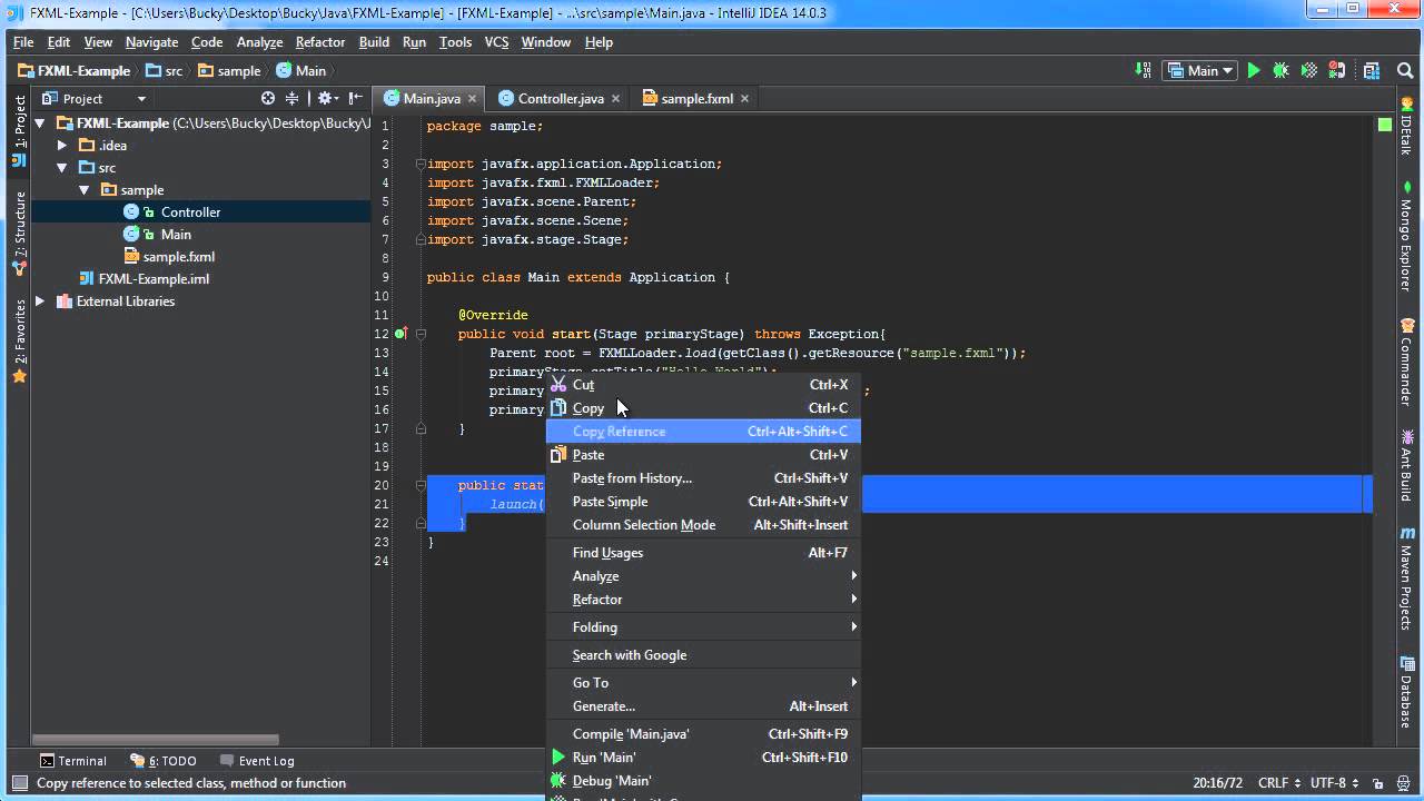 JavaFX GUI Tutorial: Intro to FXML