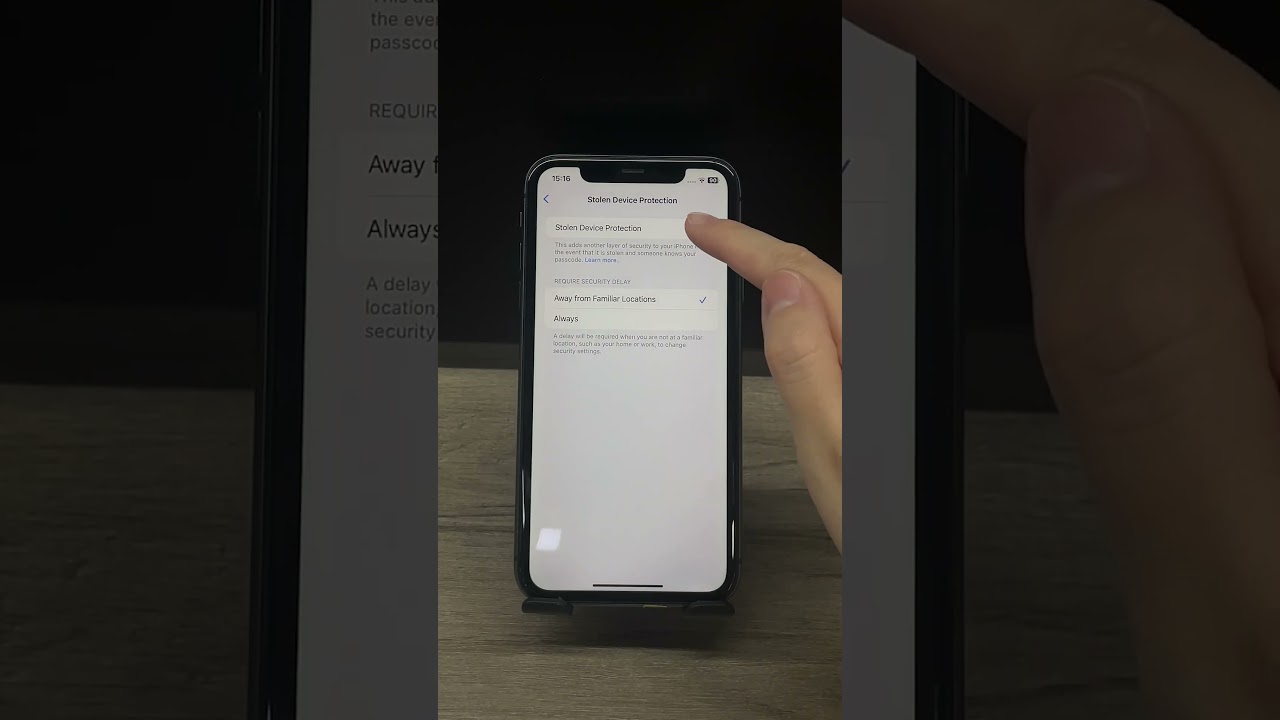 Disabling Stolen Device Protection on Your iPhone
