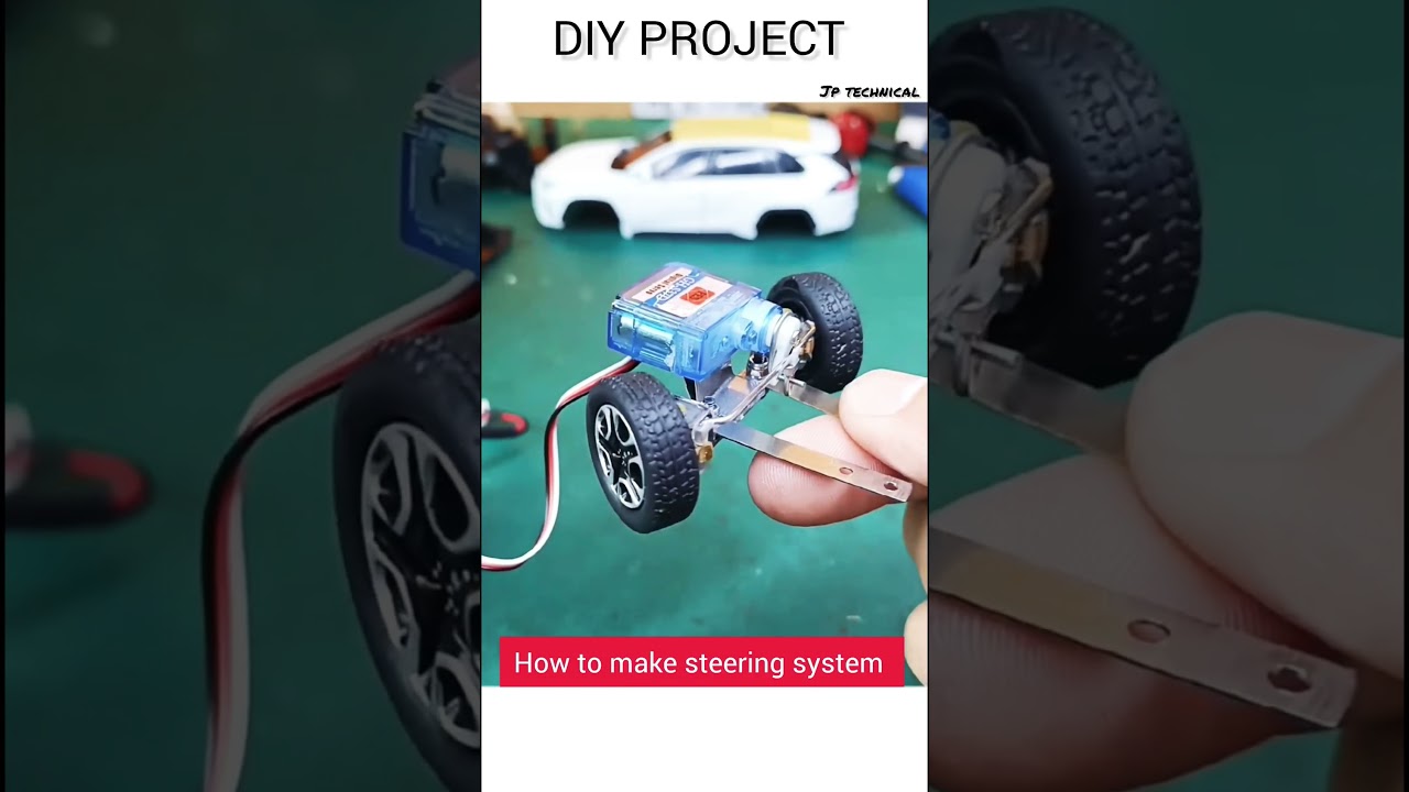 DIY RC Car Steering System with Servo Motor 🚗 | Step-by-Step Guide
