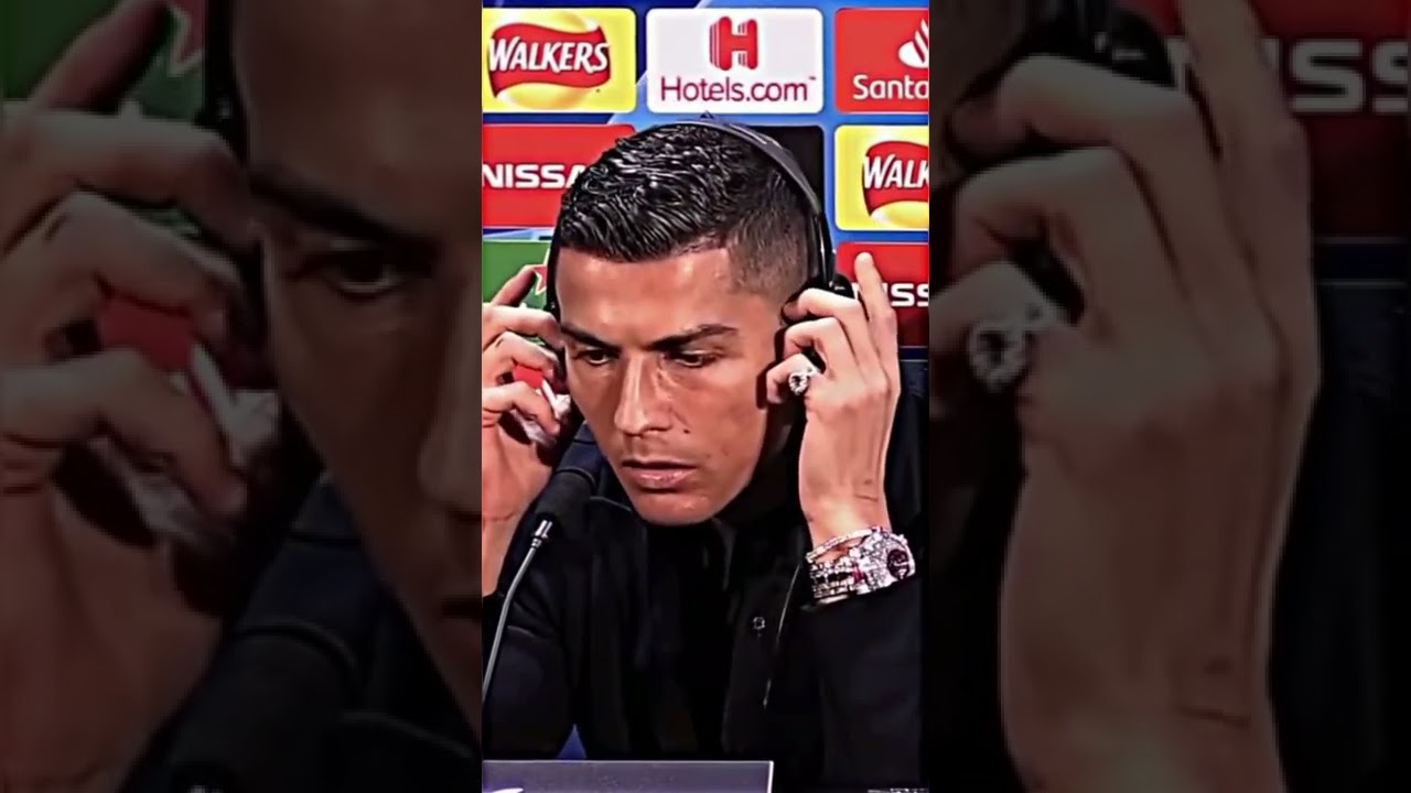 Ronaldo Listening to Haaland’s Song be like 😂
